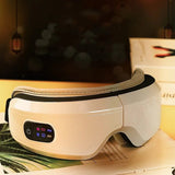 Heated Eye Massager With Bluetooth Music Vibration 16D Compression Massage Instrument For Migraines,Dark Circles Relief
