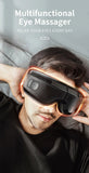 Heated Eye Massager for Migraines with Bluetooth Music Compression, Rechargeable Eye Mask, Reduce Eye Strain Dark Circle Dry Eye