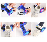 Heel Roller Skate Shoes 4 Wheels Sliding Sport Children Kids Boys Girls Led Pu Rubber Adjustable Flashing Mobility Tools Pulley