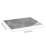 1/3/6pcs Gray Cement Self-Adhesive Floor Stickers 30x60cm Waterproof Bath Kitchen Stairs Tile Peel & Stick Wall Sticker
