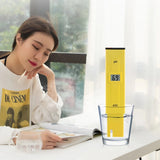 High Precision Metal Probe Ph Meter Digital Aquarium Water Quality Tester 0-14 Ph Test Pen Acidity and Alkalinity Analyzer