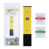 High Precision Metal Probe Ph Meter Digital Aquarium Water Quality Tester 0-14 Ph Test Pen Acidity and Alkalinity Analyzer