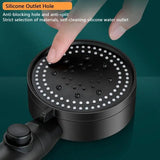High Pressure Shower Heads Black 5 Spray Settings Shower Spray Head Detachable Hand Held Showerhead Multifunctional Spray For