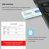 High-precision 60 Days Digital USB Temperature Data Logger Indicator Lamp Alarm for Warehouse Storage Refrigerated Transport Etc