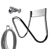 Hose Holder Wall Mount Metal Wall Mounted Garden Hose Holder Heavy Duty Hose Hook For Garden Hose Expandable Hose Hose Reel