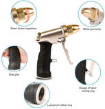 Hose Spray Nozzle High Pressure Watering Gun Direct Spray for Watering Plants, Lawn, Patio,Car Washing Water Jet