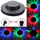 Hot Mini 48 LEDs 8W RGB Sunflower Laser Projector Lighting Disco Wall Stage Light Bar DJ Sound Background Christmas Party Lamp