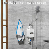 Hot Water Heater Tankless 3.5kw Tankless Water Heater Electric With LED Display Waterproof 110V Instant Water Heaters Shower