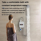Hot Water Heater Tankless 3.5kw Tankless Water Heater Electric With LED Display Waterproof 110V Instant Water Heaters Shower