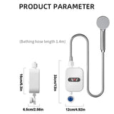 Hot Water Heater Tankless 3.5kw Tankless Water Heater Electric With LED Display Waterproof 110V Instant Water Heaters Shower