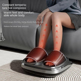 Household Air Sac Hot Compress Foot Therapy Machine Foot Sole Roller Massage Muscle Relaxation Fatigue Relief Portable Massager