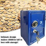 Household Insurance Box Vertical Mini Metal Safe Car Safe Key Insurance Cabinet Desktop Decoration Piggy Bank