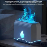 Humidifier Aromatherapy Oil Diffusers Flame Electric Aroma Vaporizer Portable Reusable Fragrant Oil Vaporizer For Travel Home