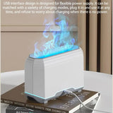 Humidifier Aromatherapy Oil Diffusers Flame Electric Aroma Vaporizer Portable Reusable Fragrant Oil Vaporizer For Travel Home