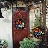 I Smell Children Pendant Wooden Door Hangers Wreath Decorative Wreath Front Door Hanging Signs With Lanyard Halloween Ornament
