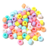 NEW ARRIVAL Kandi Beads Bulk for DIY Crafting Jewelry Making Kandi Bracelets 6x9mm About 1800Pcs,Light Color