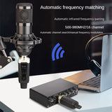 Wireless Microphone System UHF Wireless XLR Transmitter and Receiver for Dynamic Microphone, Audio Mixer, PA System