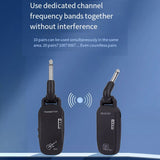 NEW ARRIVAL M31 Guitar Wireless System Audio Transmitter Receiver Pickup USB Rechargeable Wireless System for Electric Guitar Ba