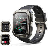 C20 Pro Smart Watch Voice Assistant BT Wireless Call Business Outdoor Sports IP68 Waterproof Watch for Android/IOS