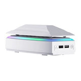 For Slim Top Cooling Fan for Games Console Dustproof Waterproof Multifunctional Fan with RGB Color Lights