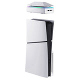 For Slim Top Cooling Fan for Games Console Dustproof Waterproof Multifunctional Fan with RGB Color Lights