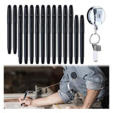 NEW ARRIVAL 24PCS Count Permanent Markers, Fine Point Tip Black Permanent Marker Pens with Retractable Pen Holder