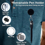NEW ARRIVAL 24PCS Count Permanent Markers, Fine Point Tip Black Permanent Marker Pens with Retractable Pen Holder