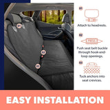 NEW ARRIVAL Car Dog Seat Cover Dog Car Hammock Back Seat Car Seat Protector Machine Washable Pet Car Travel B