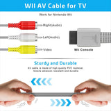 NEW ARRIVAL  Wired Motion Sensor Bar + AC Power Supply Adapter Cord + Composite Audio Video Cable for US Plug