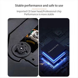 NEW ARRIVAL Retro CD Player Bluetooth 5.0 Rechargeable Built-in Speaker Portable Music Player USB HiFi Player with Infrared Remo
