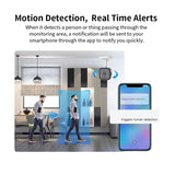 NEW ARRIVAL 3MP Security Camera Dual Band 2.4G 5G WIFI IP Camera AI Humanoid Detection Home Security CCTV Baby Monitor EU Plug