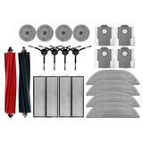 For S8 MaxV Ultra Robot Vacuum Spare Parts Main Side Brushes Mop Cloth HEPA Filters Dust Bags Accessories