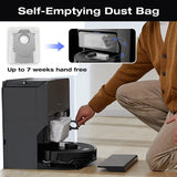 For S8 MaxV Ultra Robot Vacuum Spare Parts Main Side Brushes Mop Cloth HEPA Filters Dust Bags Accessories
