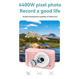 NEW ARRIVAL 4K Digital Camera High-Definition Photography CCD Travel Selfie Entry-Level Small Students Campus Selfie Camera Pink