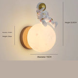 Astronaut Wall Lamp 3D Print Lampshade LED Wall Light Bedroom Bedside Children'S Room Wall Sconce Astronaut B