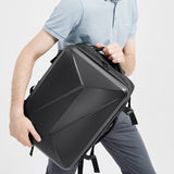 Hard Shell Laptop Backpack Expandable Waterproof Anti Theft Computer Backpack Gaming Business Backpack for Men Women,B
