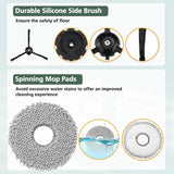 A43I! For Q Robot Vacuum Cleaner Main Side Brush Hepa Filter Mop Cloth Dust Bags Accessories