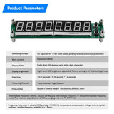 NEW ARRIVAL 0.1MHz-1200MHz Signal Frequency Counter Cymometer Meter Tester with LED Display Screen for Radio,Blue Light