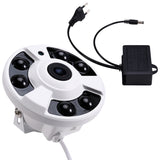 5MP Wifi Camera Fisheye Lens Panoramic Camera Audio Record Motion Detection EU Plug
