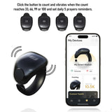 NEW ARRIVAL Smart Rings Tasbih Counter Rings Bluetooth Electronic Finger Counter APP Support Waterproof 4 Digit Finger Counter B