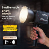 NEW ARRIVAL 60W LED Handheld Video Light Bi-Color 2800K-6500K COB High Power Fill Light Portable Live Broadcast Fill Light US Pl