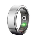 NEW ARRIVAL R06 Smart Ring, Health Monitor, Heart Rate Sleep Monitor IP68 Waterproof Multi-Sport Modes Silver