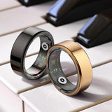 NEW ARRIVAL R06 Smart Ring, Health Monitor, Heart Rate Sleep Monitor IP68 Waterproof Multi-Sport Modes Silver