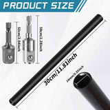 NEW ARRIVAL 9/16In(14mm) Power Nut Driver Nut Runner Hollow Socket with 1/4In Hex Shank, for Fastening Applications Operations