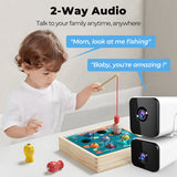 NEW ARRIVAL 4MP Tuya WiFi Camera Dual Lens Dual Screen Human Tracking Ai Human Detection Video Surveillance Camera US PLUG