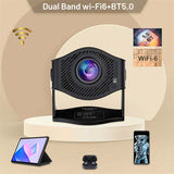 PRO Projector 4K Android 11, 200 ANSI,Wifi6 BT5.0, 1280x720P Home Cinema & Outdoor EU PLUG