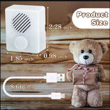 A43I! Sound Box for Stuffed Animals 360 Seconds Push Button Sound Box USB Voice Box Playing Button Device for Audio Message