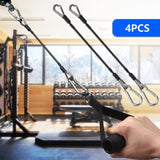 4 Pcs Gym Cable Extension,10 Inch Cable Attachments for Gym with Carabiner Fitness Home Gym Machine Accessories