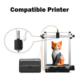 0.4/0.6MM Hotend for Kobra 3 Max Quick-Swap Hardened Steel Nozzle Extruder Hot End with Extra 2pc Silicone Cover