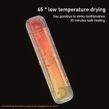 Portable Toothbrush Sterilization Holder for Travel Business Trip UV Box Toothbrush Dryer Bathroom Accessories